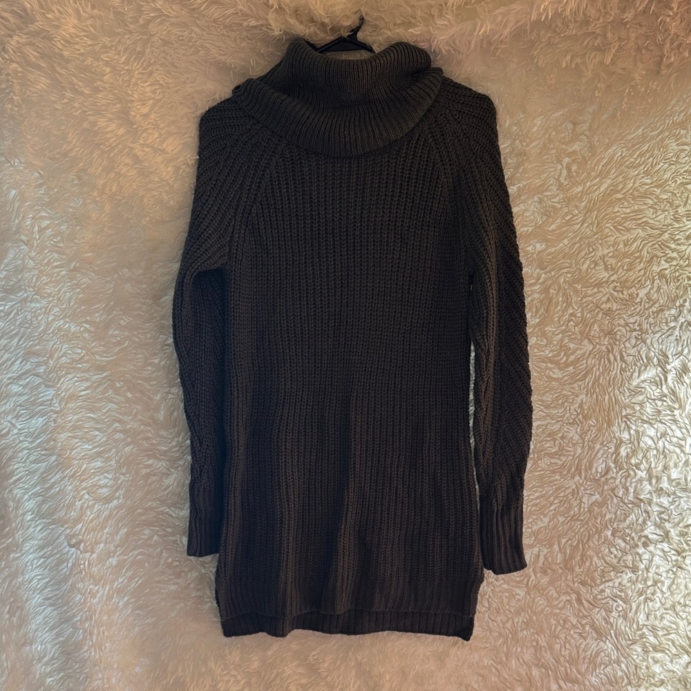 a new day Dark Gray Cowl Neck Sweater